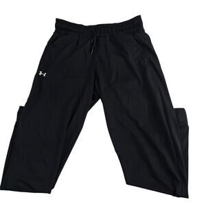 Under Armour heat gear womens pants jogger black 1373083 Small